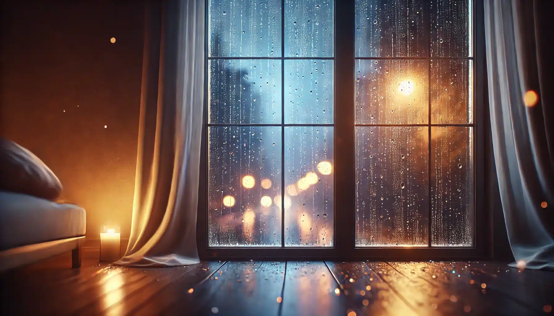 Window With Rain 10 H Gentle Rain Sounds on Window • Sleep Sounds