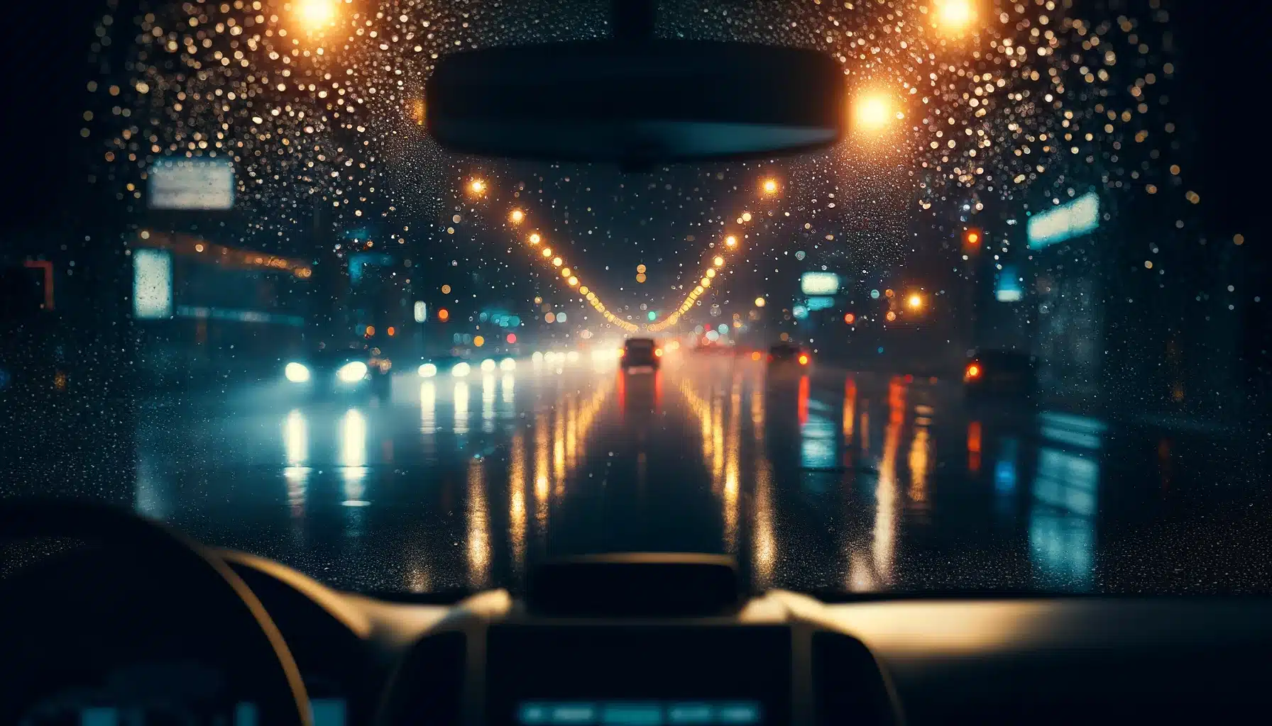 Driving in Rain for Sleeping - Real Video Footage • Sleep Sounds