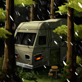 Rain on a Camper Van - Rain on Car • Sleep Sounds