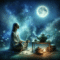 nocturnal tea ceremony scene-tea against anaxiety and insomnia