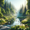 Peaceful Forest River (3h)