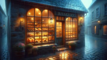 Rainy Day at the French Bakery 😴