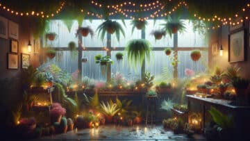 A Rainy Night in Magical Plant Shop 😴