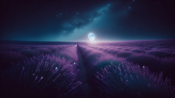 Midnight Hours in Lavender Fields 😴