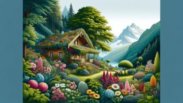Garden at the Mountain Cabin Story😴