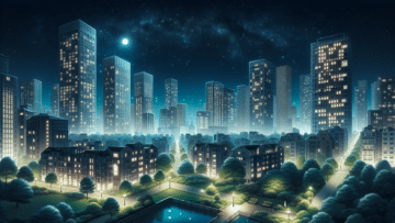 Nighttime City Walk: Soothing Bedtime Story 😴