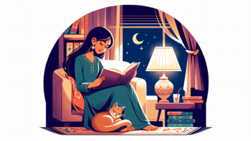 Lady and Her Cat: A Bedtime Story 😴