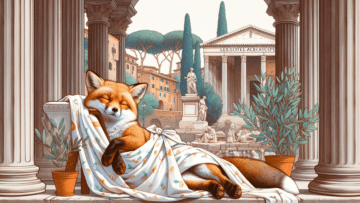 A Sleepy Day in the Life of a Roman Fox 😴