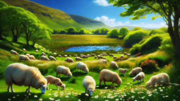 Counting Sheep on Irish Meadow 😴