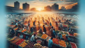 A Peaceful Morning at the Harare Market 😴