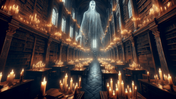 Ghost of the Candlelit Library: A Bedtime Story