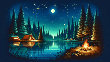 Summer Camp Sleep Story: Night at Emerald Lake 😴
