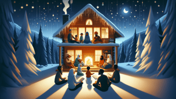 Winter Cabin Bedtime Stories Compilation 😴