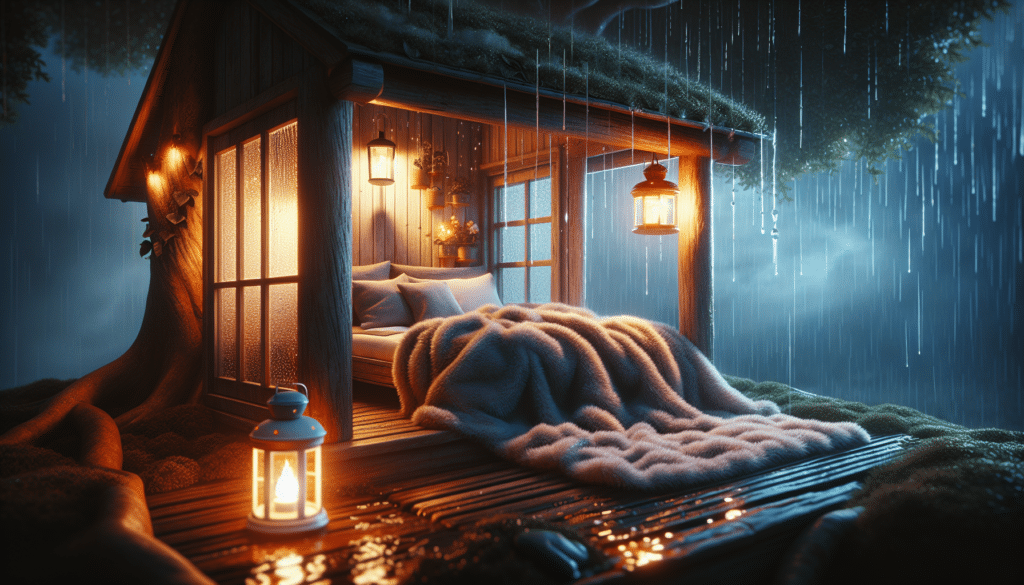 Rainy Night in a Treehouse: Sleepy Bedtime 😴