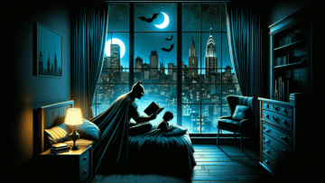 Batman Bedtime Story with Gotham Noir Ambience