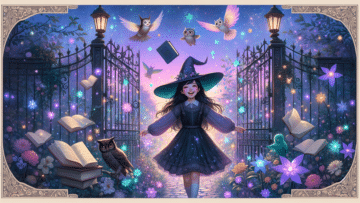 Nina’s Dreamy First Day at Witch School 😴