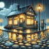 A Rainy Night at the Post Office 😴